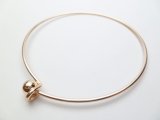 Rose Gold Plated Cooper Cable Bracelet